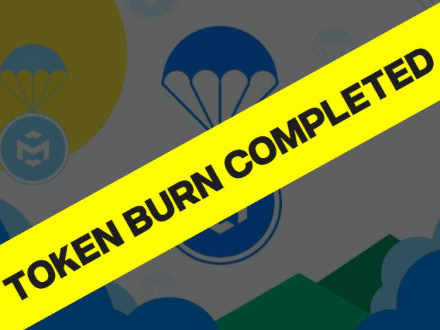 MEDX 에어드랍 미수령량 소각완료