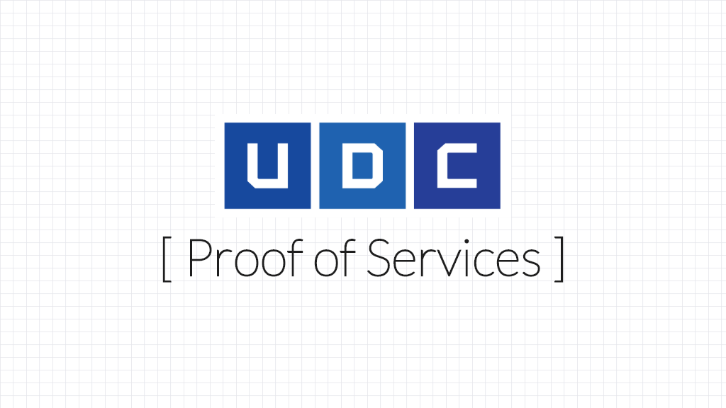 UDC, Proof of Service, 업비트 개발자 컨퍼런스 2019