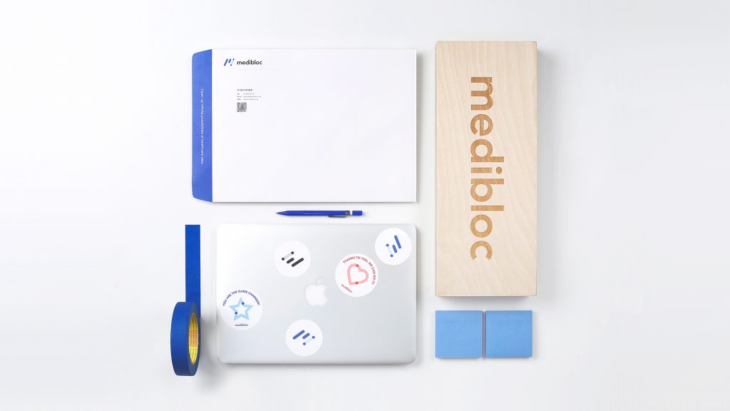 스티커, 메디블록, 웰컴키트