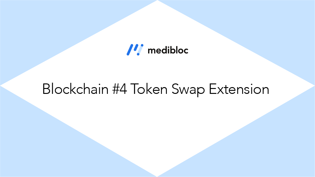 메디블록 토큰스왑 기간연장결정