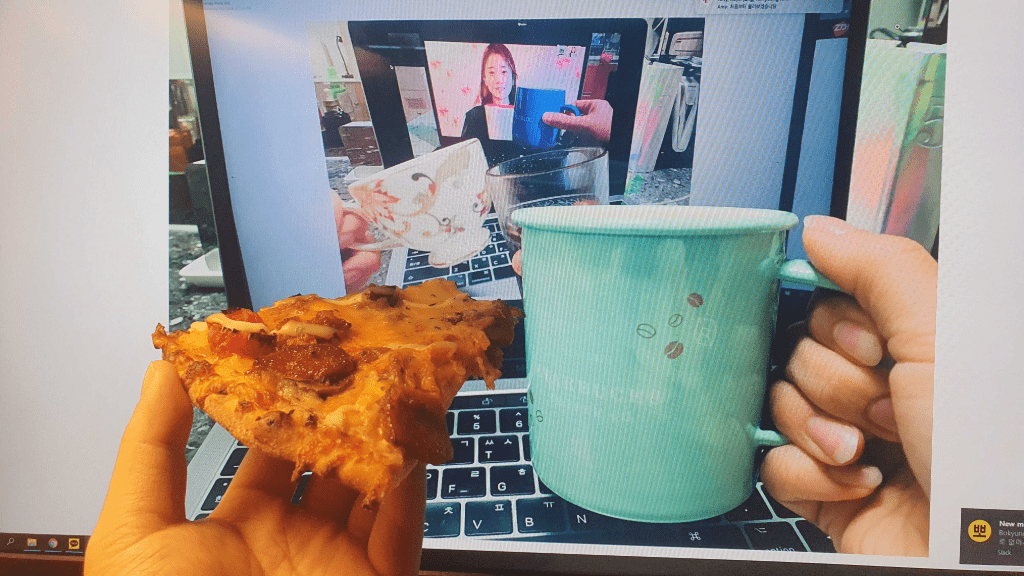 메디블록 재택근무 화상회식 