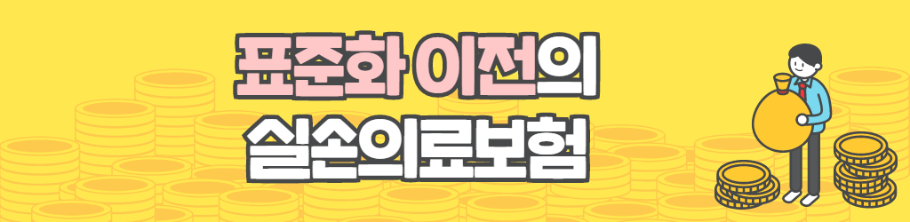 표준화 이전의 실손의료보험