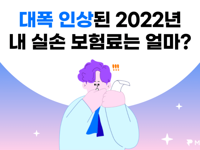 2022년 내 보험료는 얼마나 올랐을까